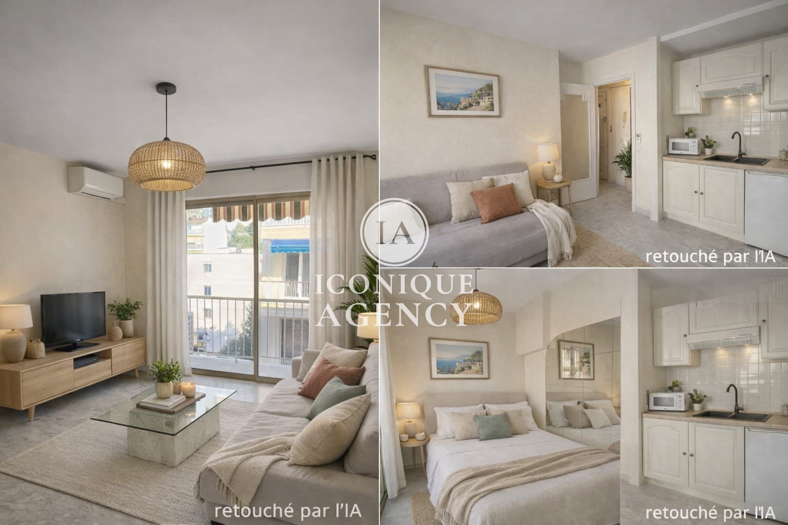 Type 1\2 pièces de 30m2 avec balcon Quartier Prado