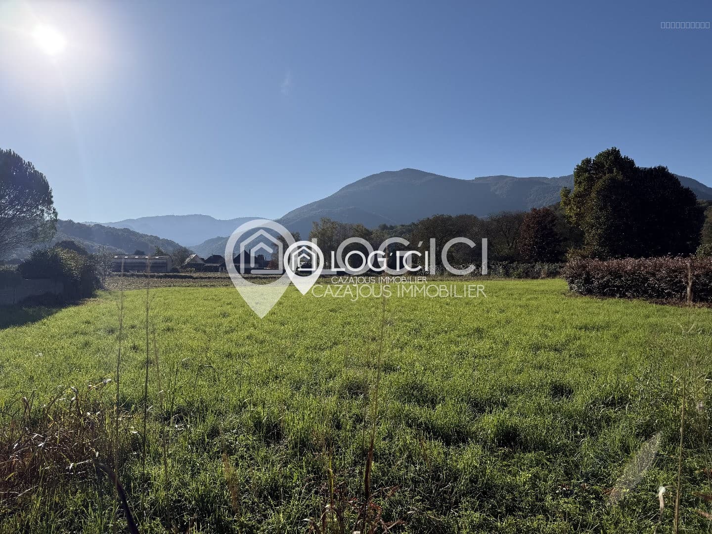 MONTAUT - Vente Terrain viabilisé de 1574 m2 Vue Pyrénées