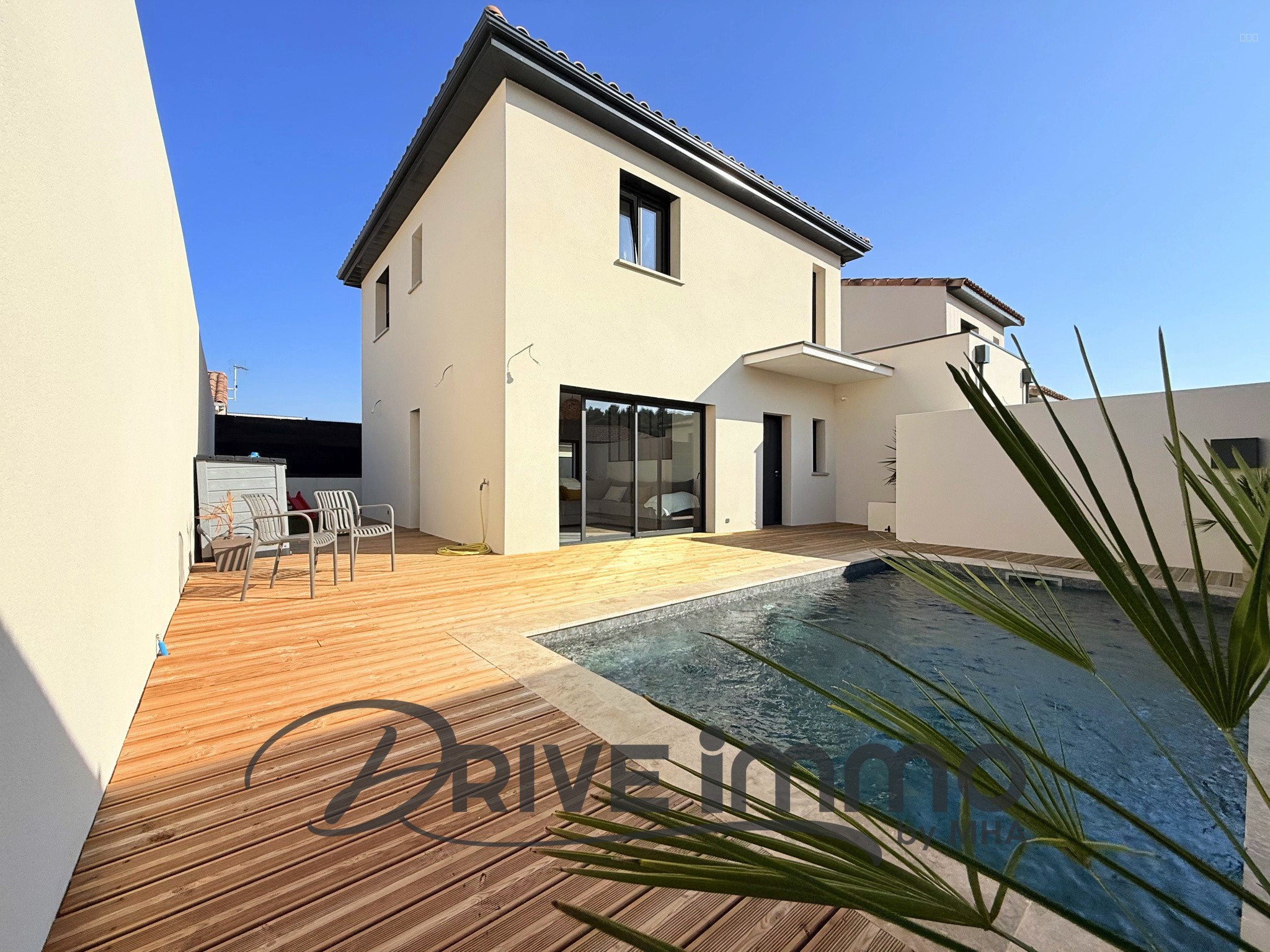 DRIVE IMMO NARBONNE COUP DE CŒUR Villa T4 contemporaine récente à Narbonne, secteur Crabit. — photo 1