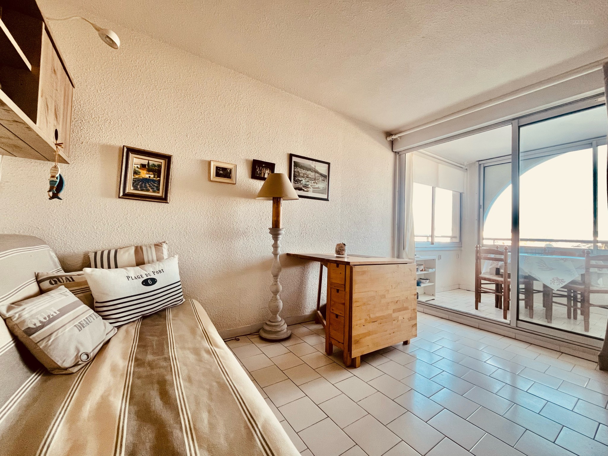 Appartement T2 avec coin cabine Vue Port à Frontignan Plage — photo 3