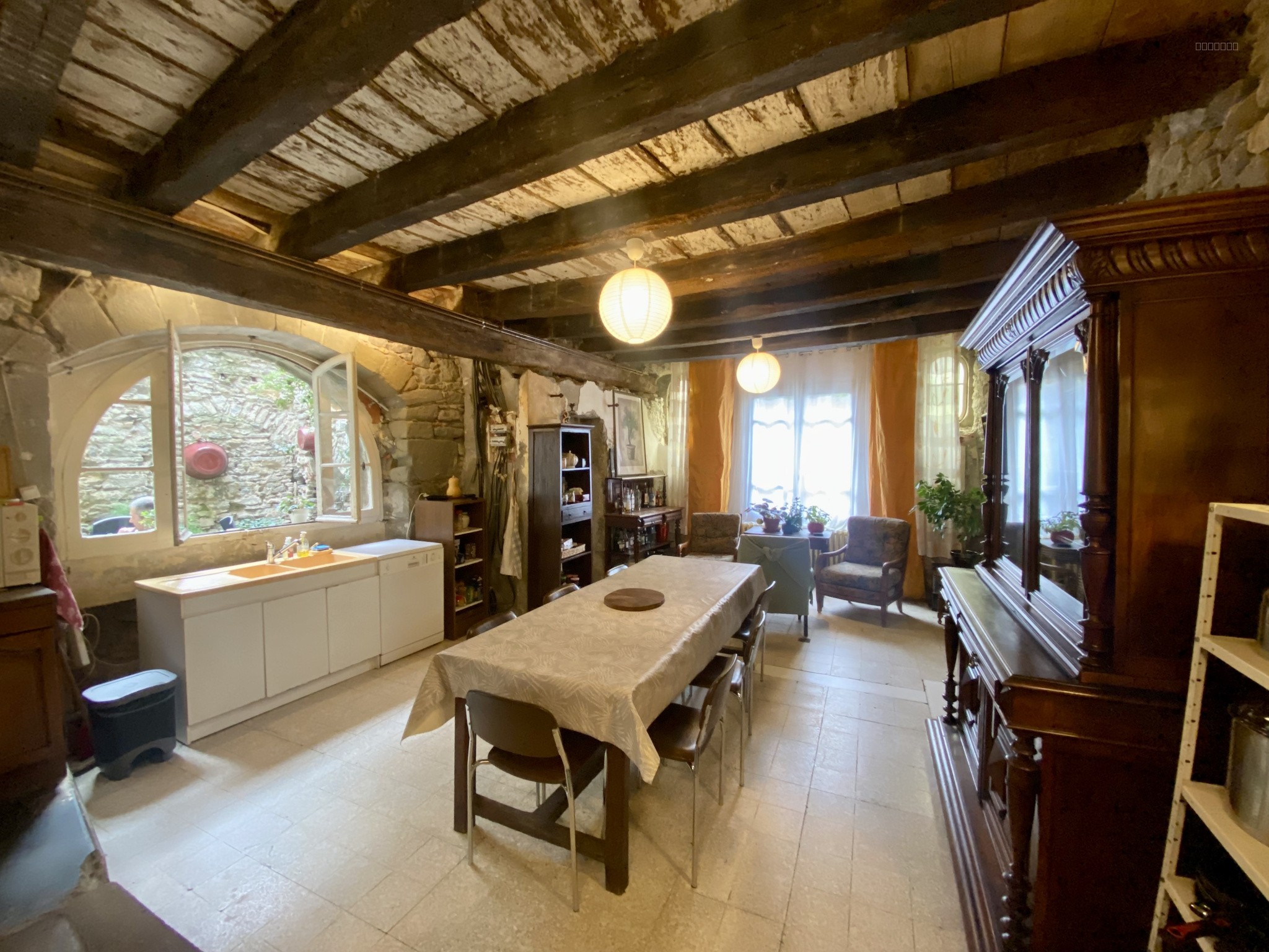 Conques-sur-Orbiel: maison de village de 207 m2 avec cours et jardinet — photo 7