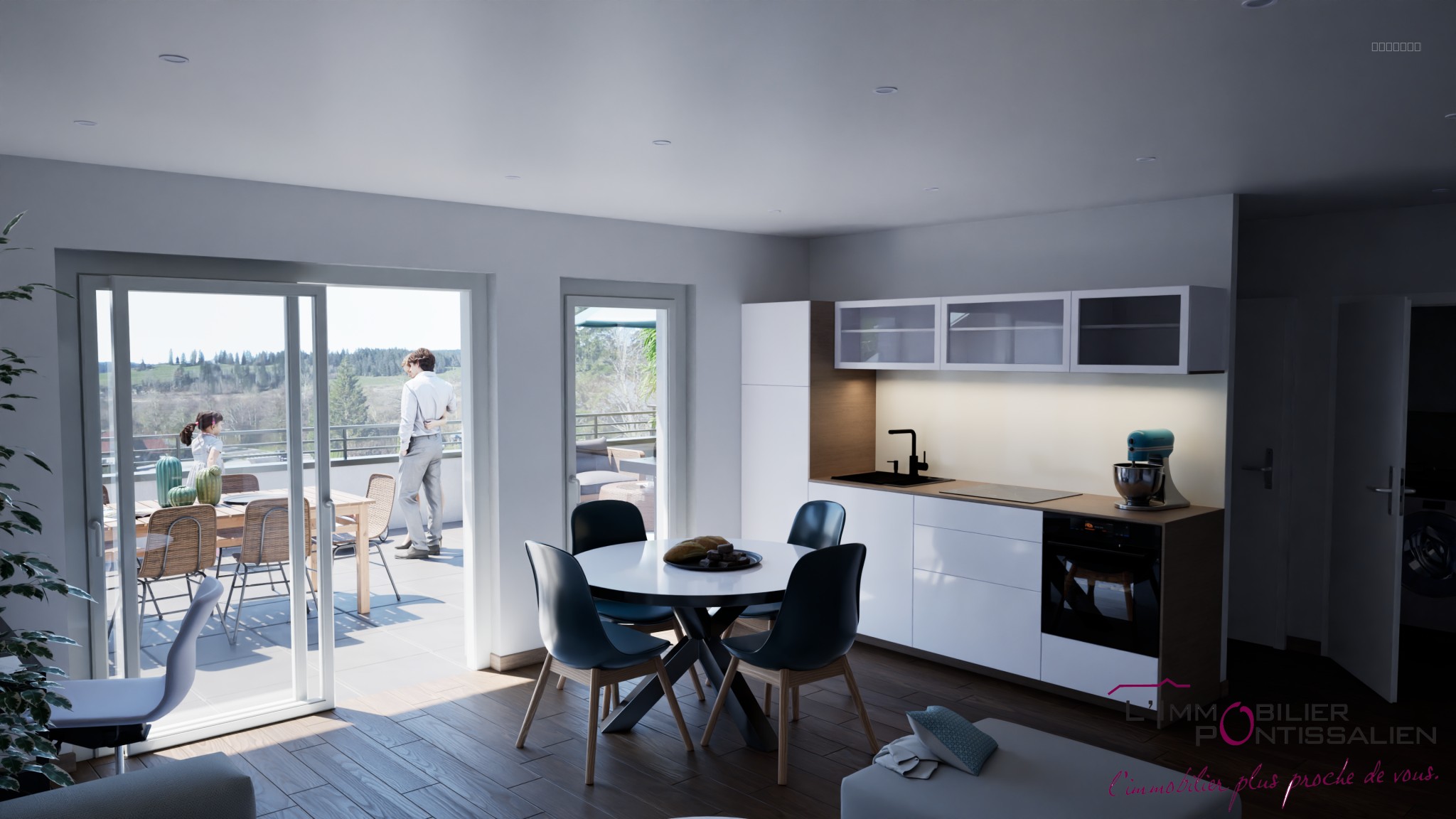 LABERGEMENT SAINTE MARIE- RESIDENCE L'ENTRE DEUX LACS: APPARTEMENT NEUF DE TYPE 3 AVEC TERRASSE — photo 5
