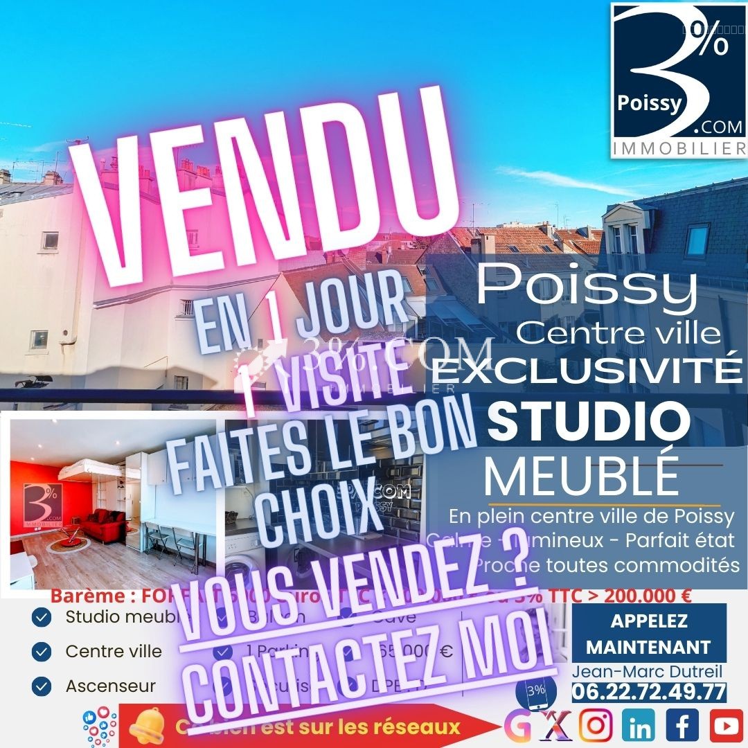 Appartement à vendre à Poissy, 374 m², 1 pièce – photo 1 sur 7