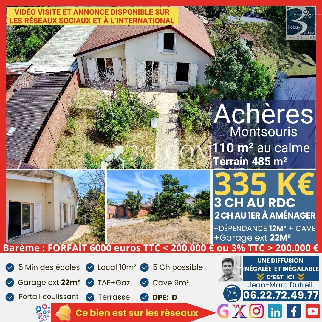 Maison à vendre à Acheres, 110 m², 7 pièces – photo 1 sur 20