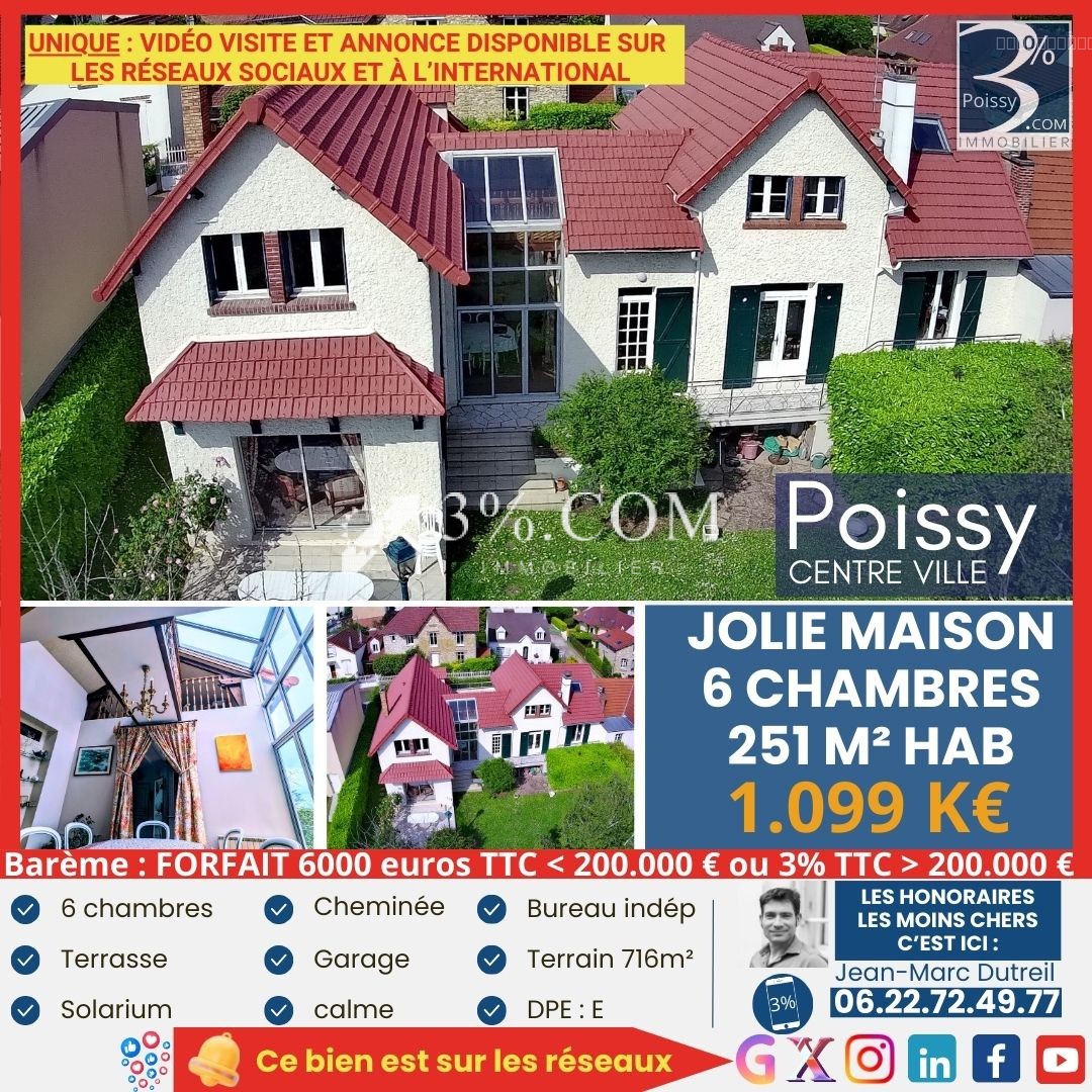 Maison à vendre à Poissy, 251 m², 10 pièces – photo 1 sur 20