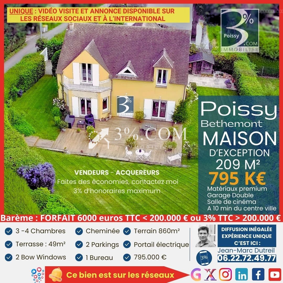 Maison à vendre à Poissy, 209 m², 7 pièces – photo 1 sur 20