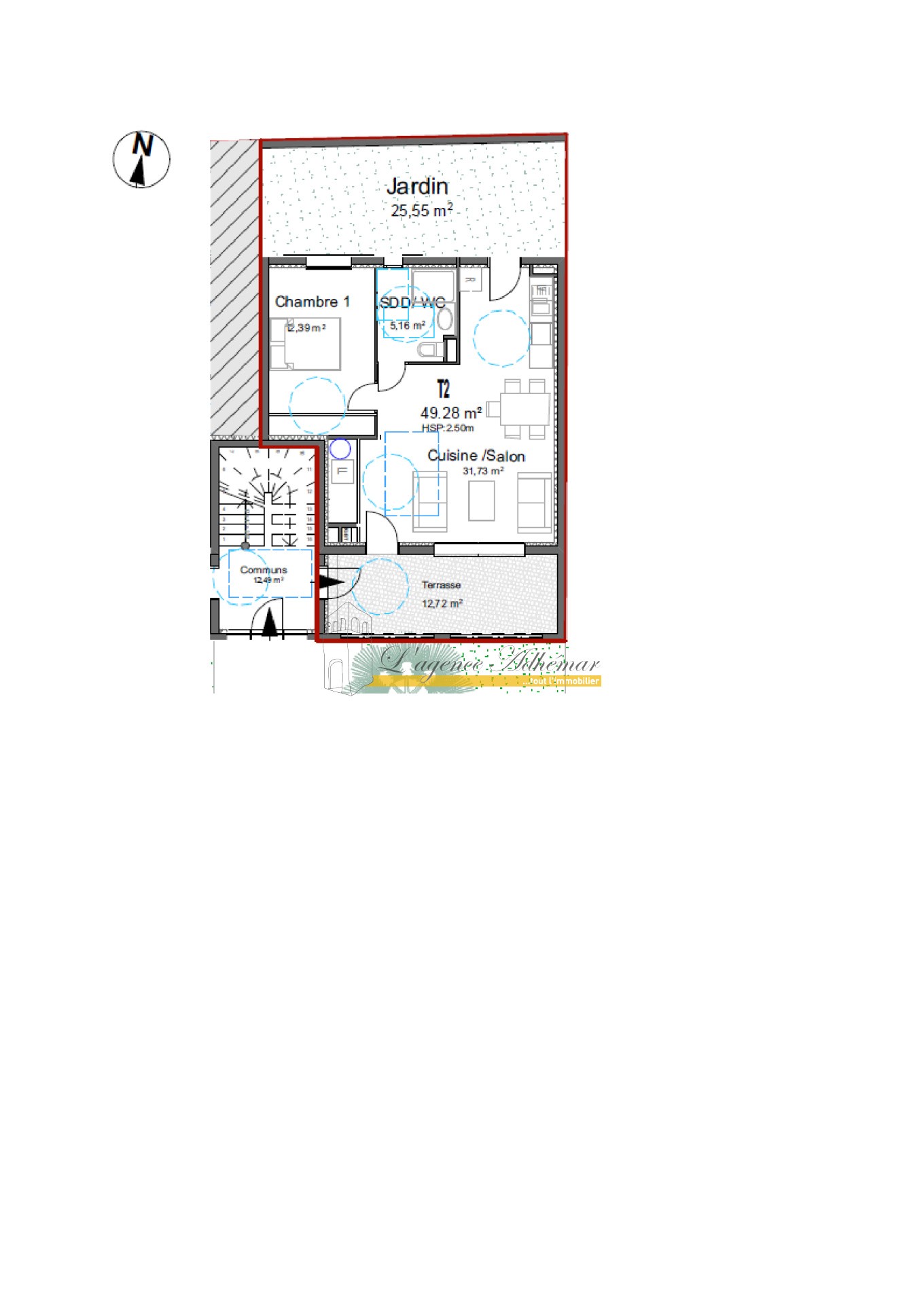 Appartement à vendre à Aubais, 48,59 m², 2 pièces – photo 2 sur 3