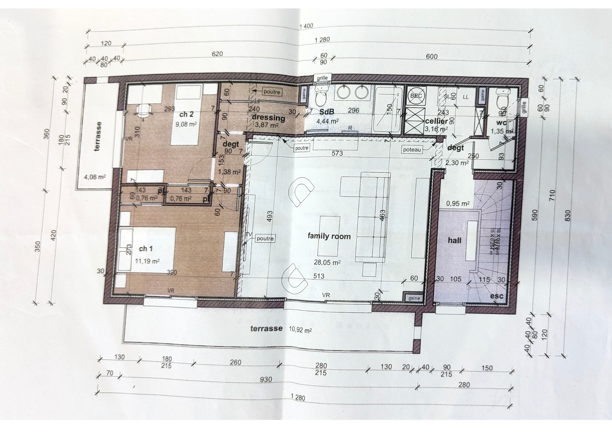 GORBIO, beau terrain à bâtir de 867 m2 avec permis pour maison de 148m2, piscine et garage — photo 4
