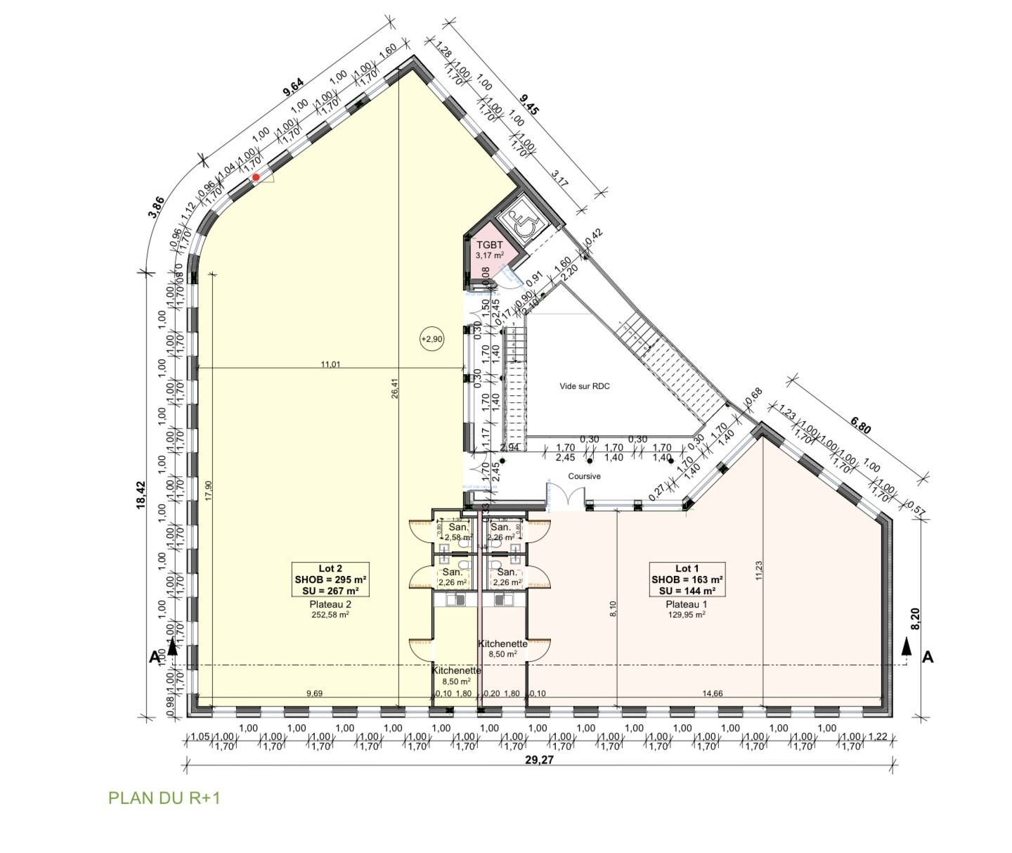 Bureaux de  267 m2 - Lot No2 - Albasud Montauban — photo 5