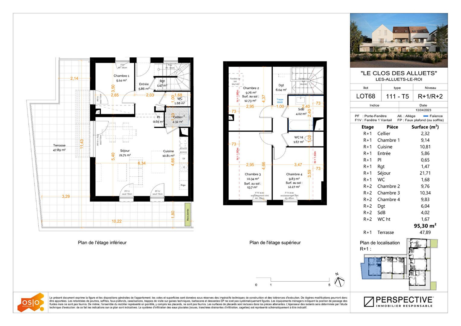 Bien immobilier à vendre à Les alluets le roi, 100 m² – photo 2 sur 6