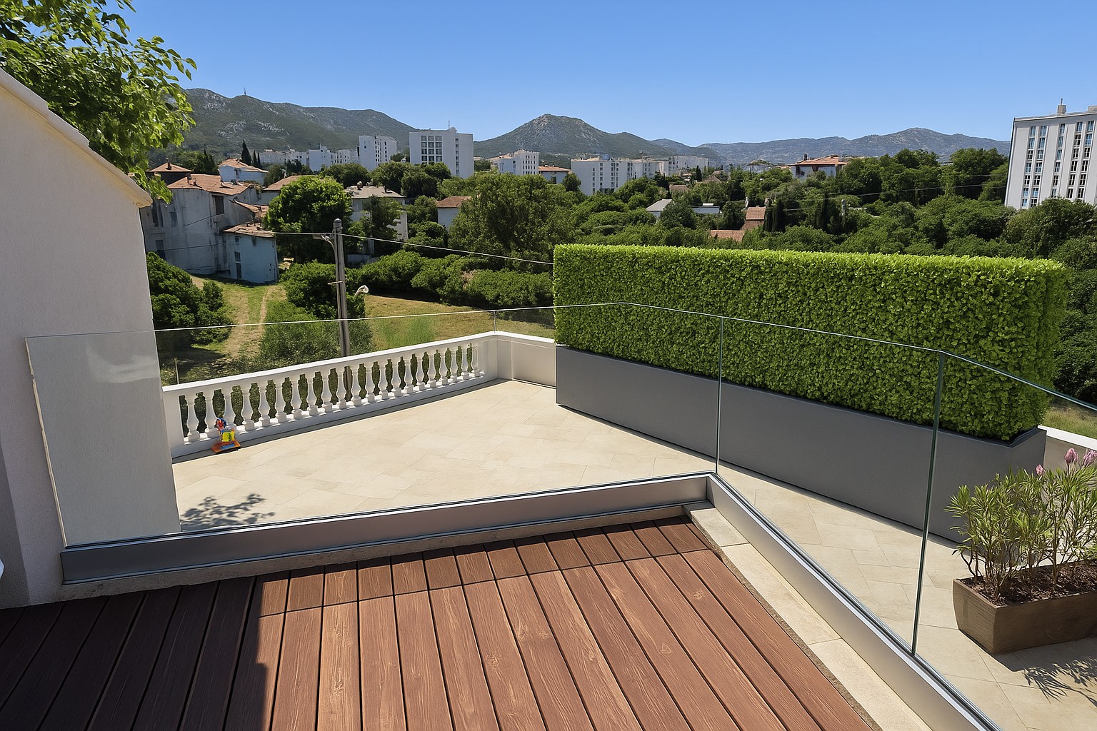 EXCLUSIVITÉ   VILLA CONTEMPORAINE AVEC VUE PANORAMIQUE   LA VALENTINE — photo 3