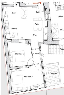 T3 1ER ÉTAGE, TERRASSE, IMMEUBLE AUBAGNE , SECTEUR BEAUMONT