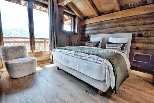 CHALET NEUF D’EXCEPTION VUE MONT BLANC & PRESTATIONS D’EXCELLENCE MEGEVE - 5 CHAMBRES — photo 17