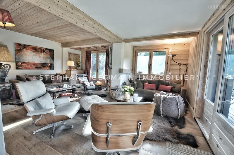 MEGÈVE   CÔTE 2000 Élégance alpine & charme confidentiel   Demi-chalet de prestige avec jardin privatif — photo 5