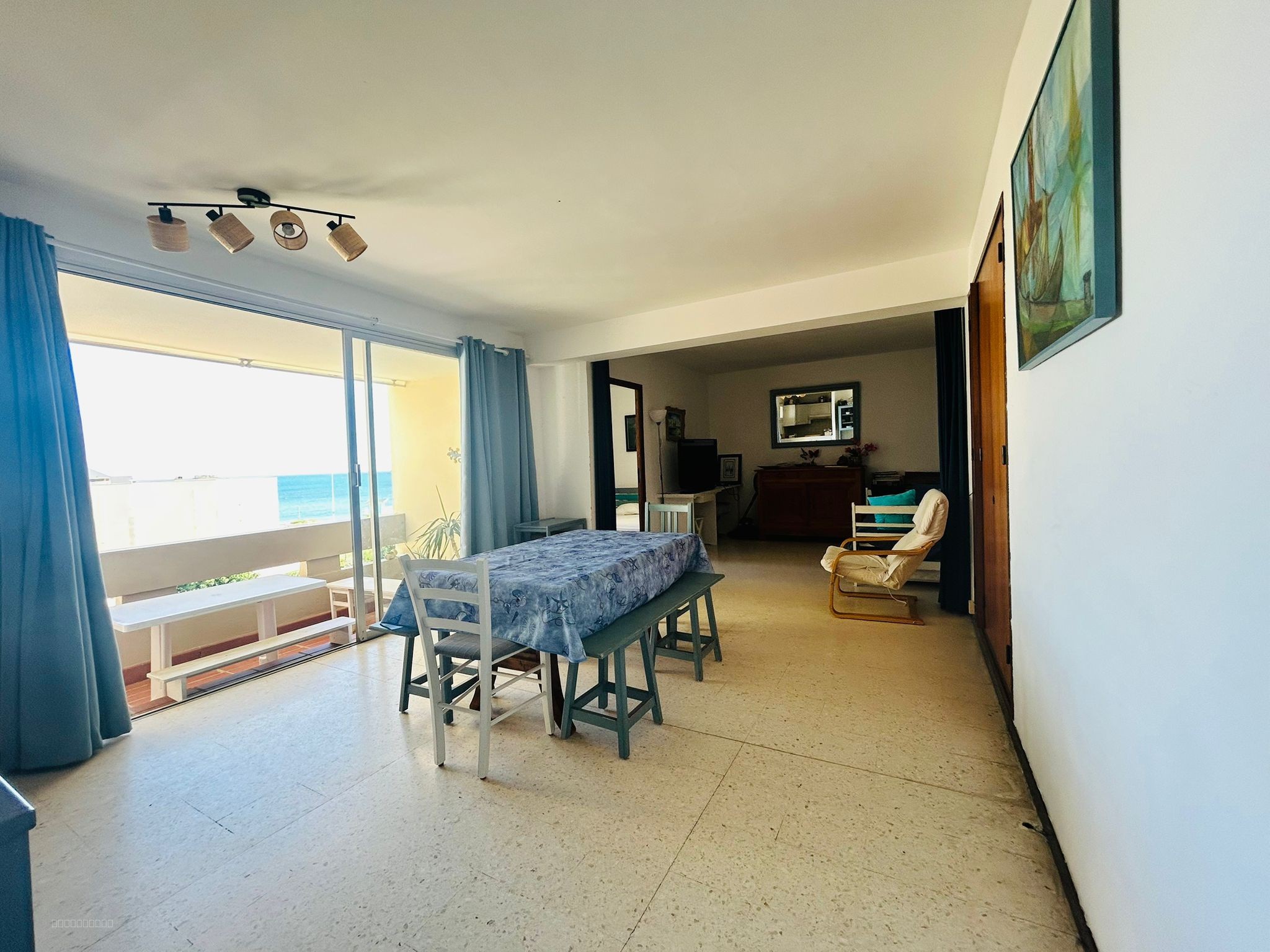 Le Barcarès Port Plaisance Beau T3 de 69m2 habitables VUE MER terrasse, cave et parking privé ! — photo 6