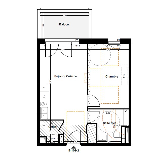 Appartement à vendre à Idron, 40 m², 2 pièces – photo 3 sur 3