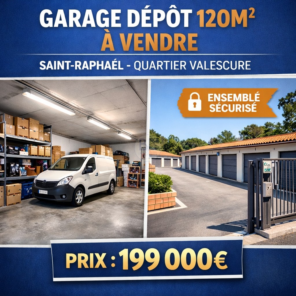 Garage à vendre à St raphael, 120 m² – photo 1 sur 3