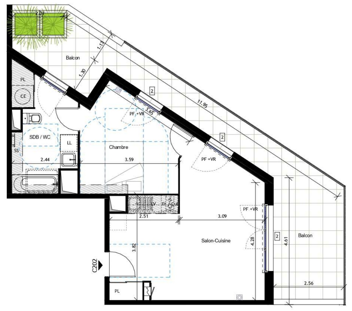Appartement à vendre à Nimes, 25,2 m², 2 pièces – photo 3 sur 5