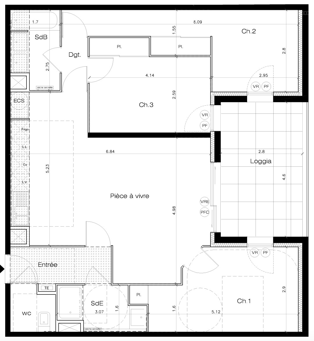 Appartement à vendre à Lattes, 88,43 m², 4 pièces – photo 3 sur 4