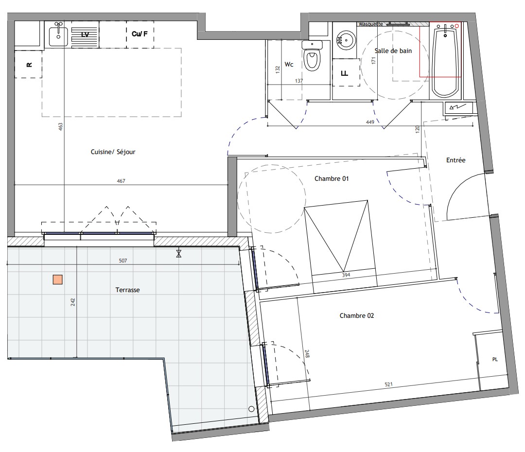 Appartement à vendre à Montpellier, 62,8 m², 3 pièces – photo 1 sur 3