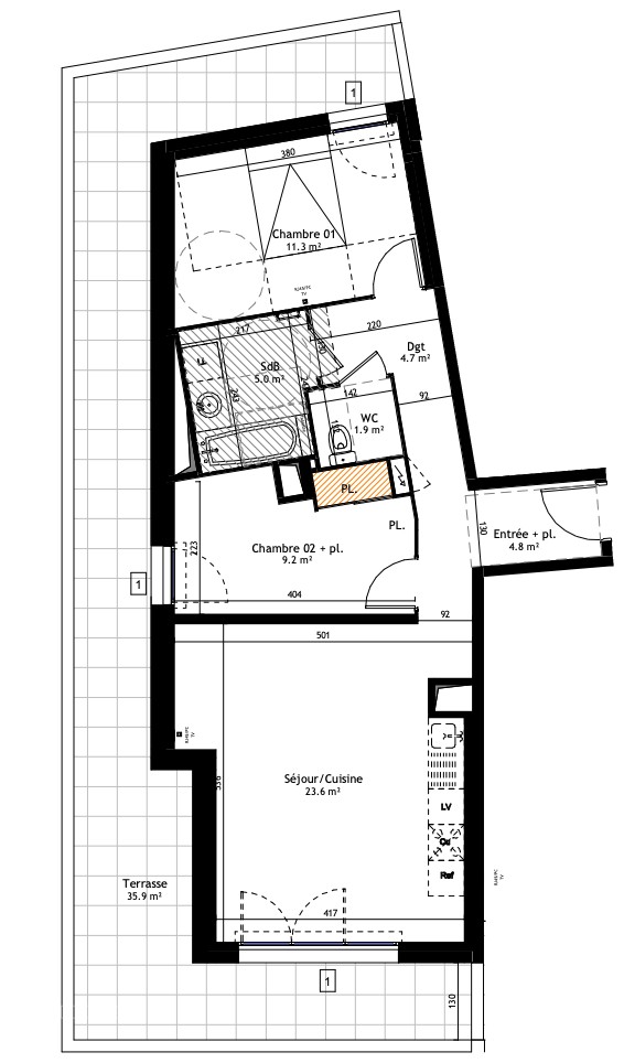 Appartement à vendre à Montpellier, 61 m², 3 pièces – photo 2 sur 5