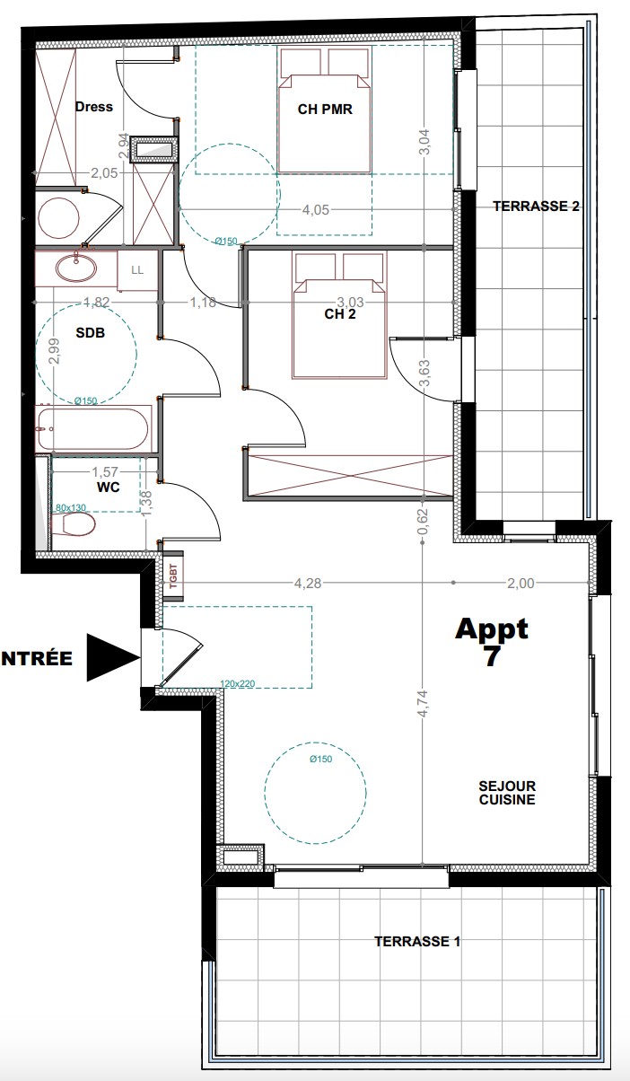 Appartement à vendre à Palavas les flots, 34,1 m², 3 pièces – photo 3 sur 6