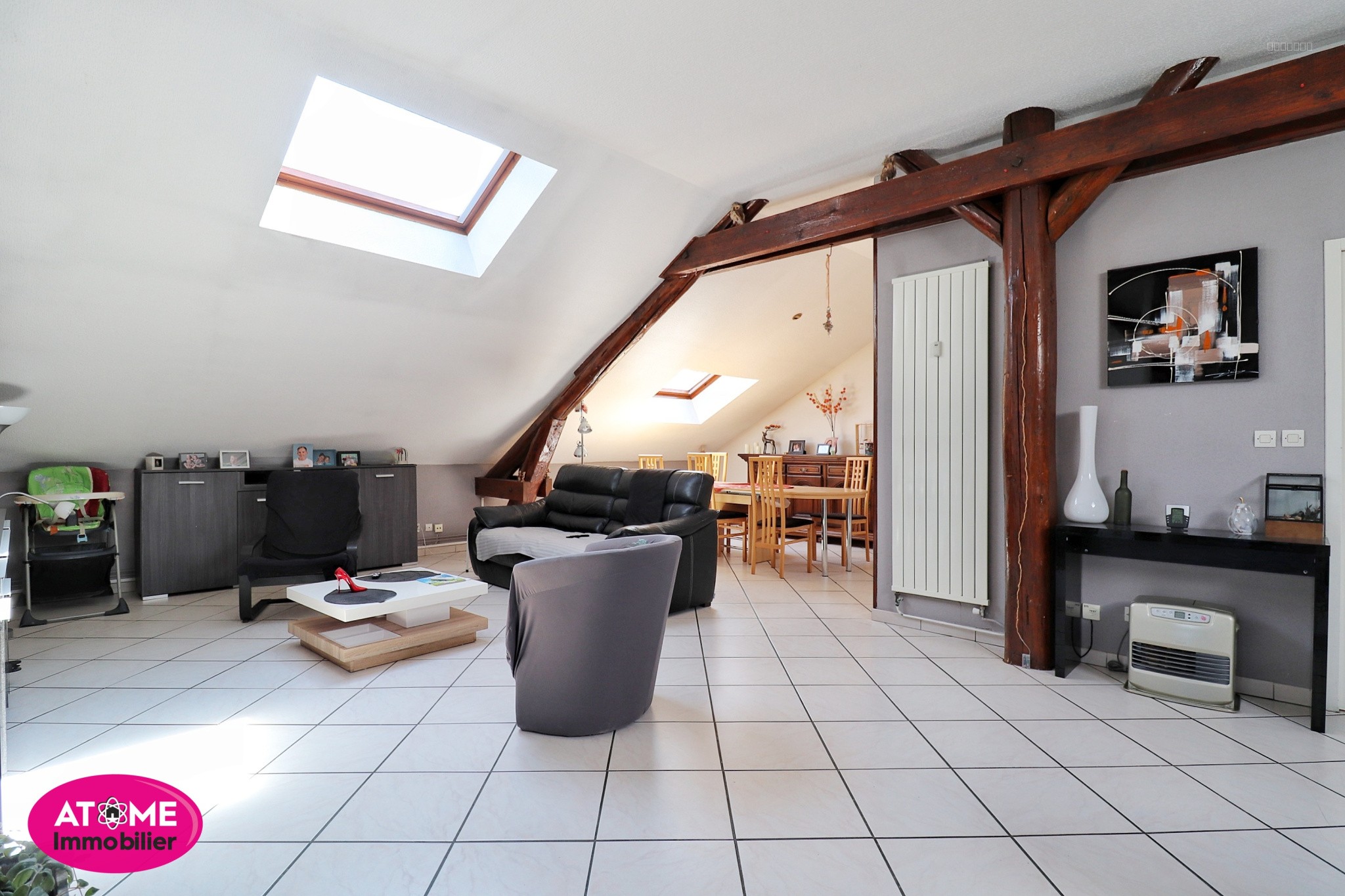 Élégant Loft de 129,75 m2 au sol   Esprit contemporain & volumes exceptionnels — photo 5