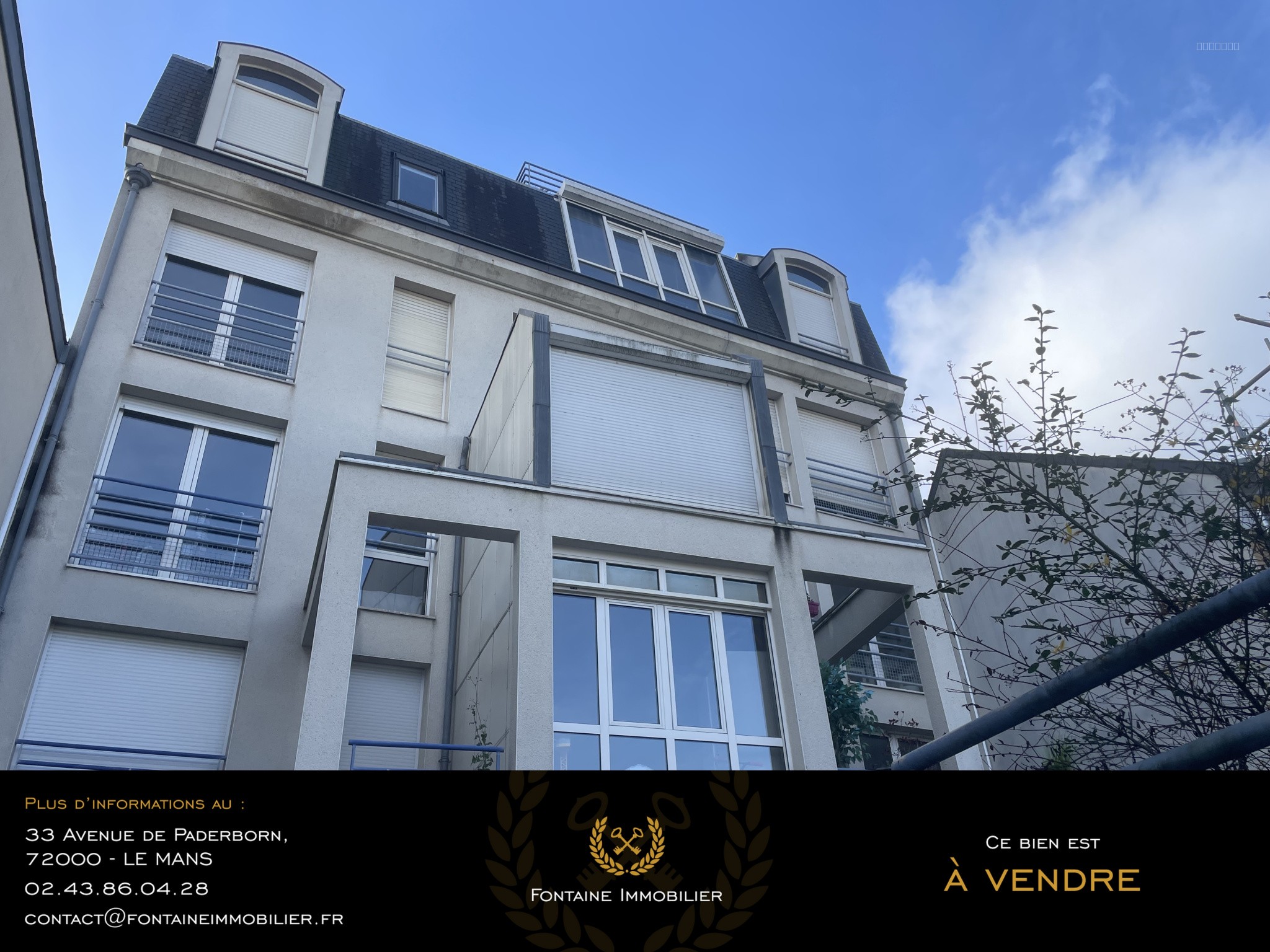 Appartement à vendre à Le mans, 26,96 m², 1 pièce – photo 1 sur 10