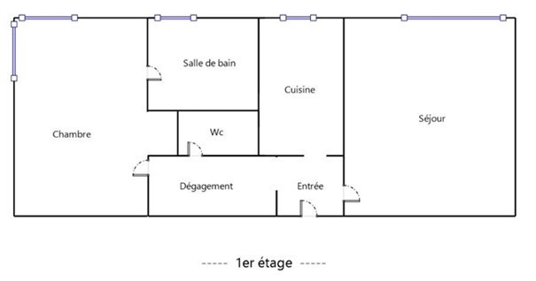 À VENDRE   2 pièces de 47,90 m2   Dernier étage   Proche GARE ! — photo 8