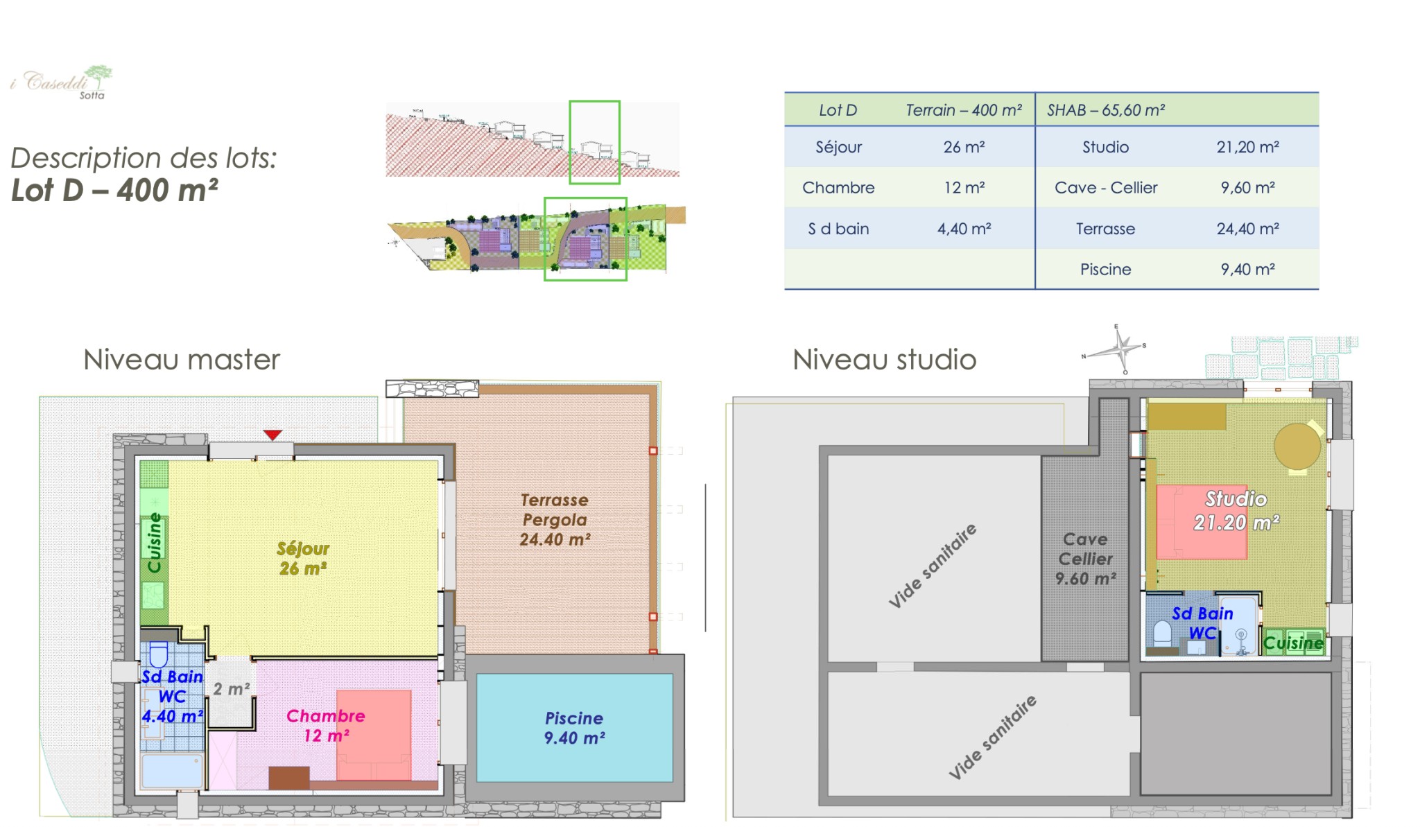 Maison à vendre à Sotta, 65,6 m², 4 pièces – photo 3 sur 7