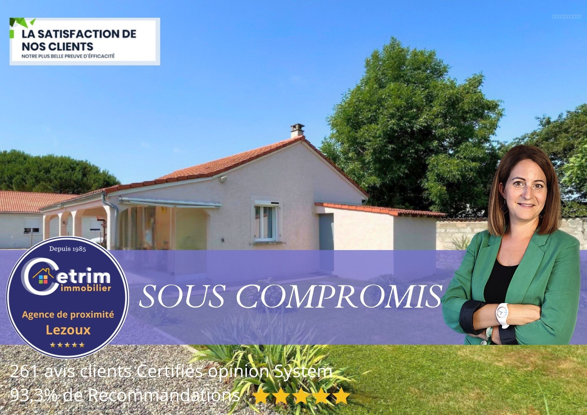 Maison à vendre à Lezoux, 63 m², 3 pièces – photo 1 sur 9