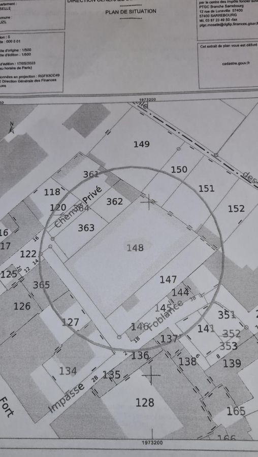 Terrain à vendre à Dieuze, 716 m² – photo 2 sur 2