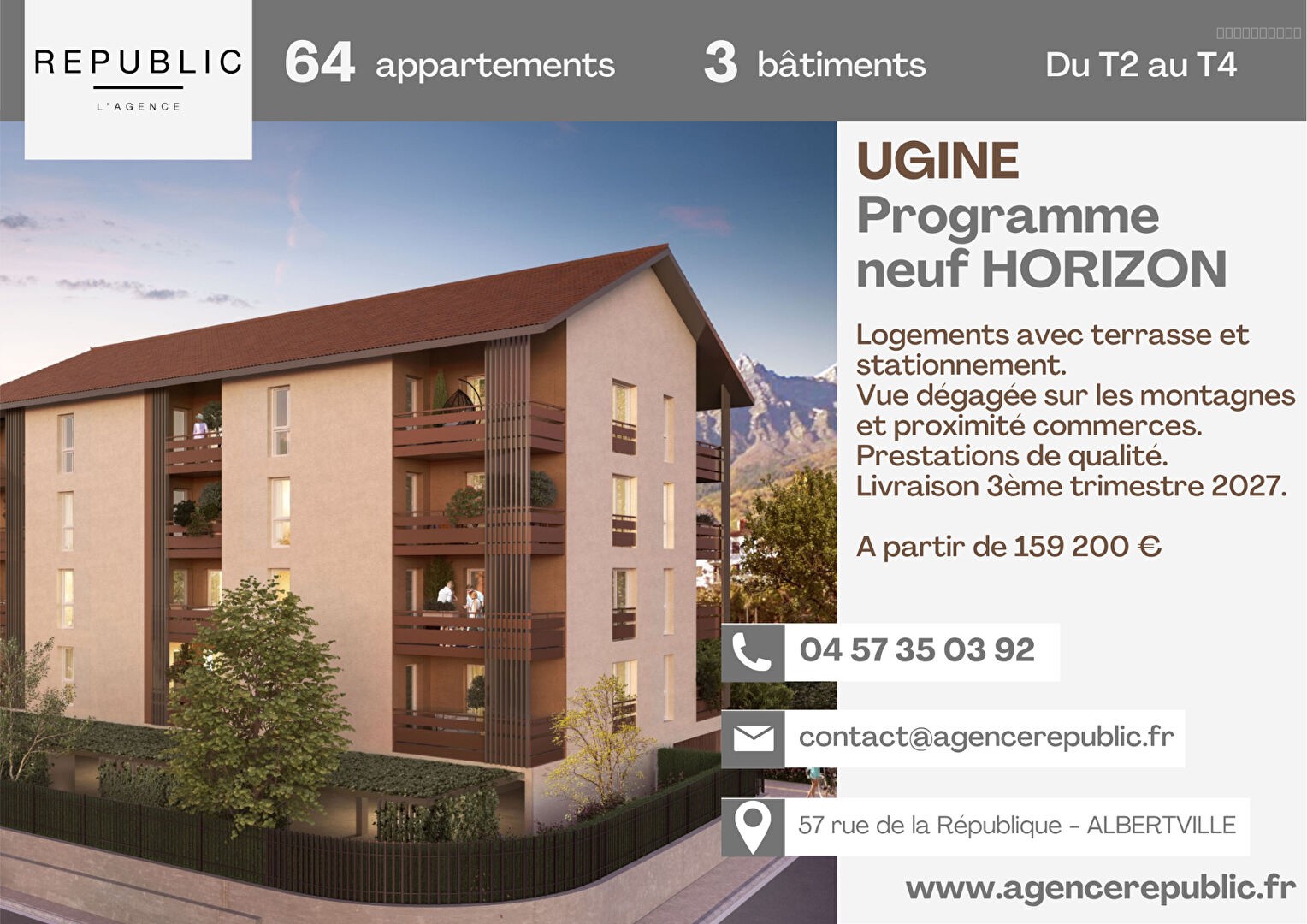 Appartement à vendre à Ugine, 40,9 m², 2 pièces – photo 1 sur 5