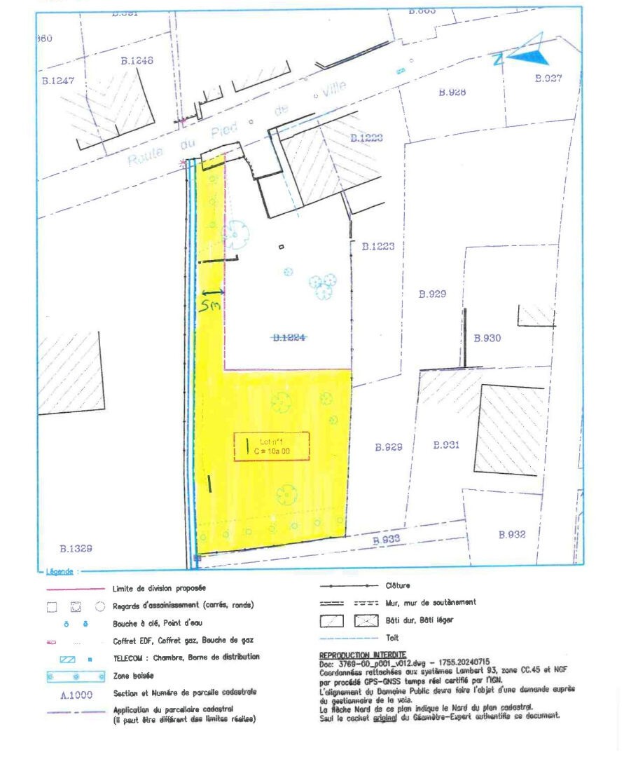 Terrain à vendre à La lechere, 1 119 m² – photo 3 sur 5
