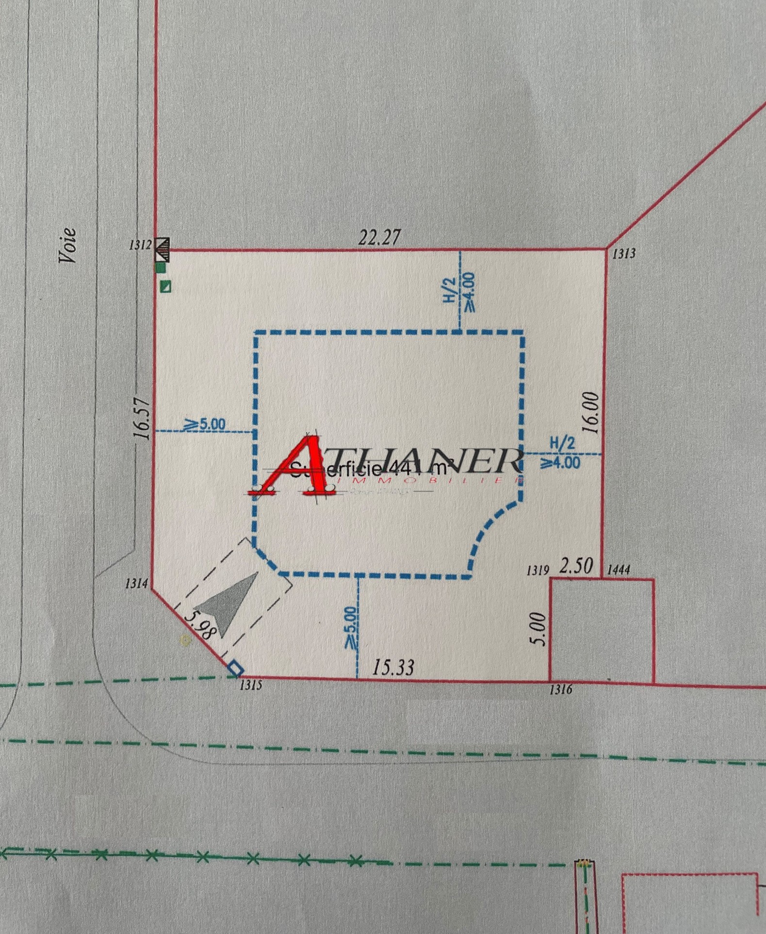 Palau Del Vidre - Terrain à batir 4 Faces - 441m2 - Lotissement Plein Sud 1 — photo 3