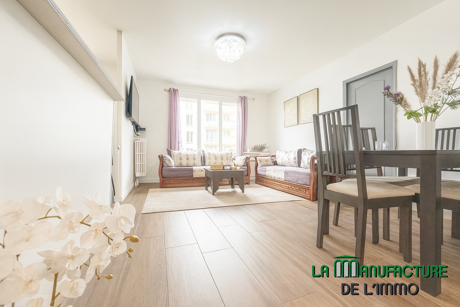 APPARTEMENT 4 PIECES SECTEUR LA TERRASSE AVEC LOCATAIRES EN PLACE — photo 2