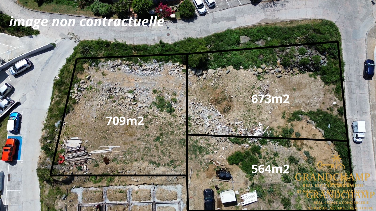 Terrain 1946m2 vue mer - Cul de Sac — photo 3