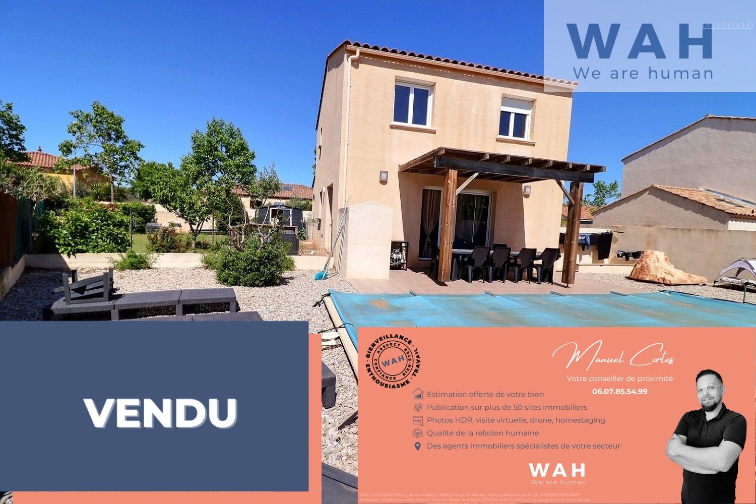 Villa à vendre à Clermont l herault, 110 m², 5 pièces – photo 1 sur 14