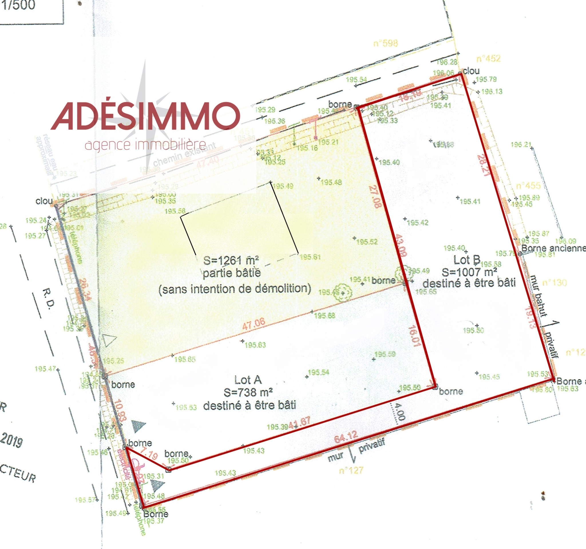 À Saint-Sulpice-Sur-Lèze, terrain de 1007m2 en vente — photo 3