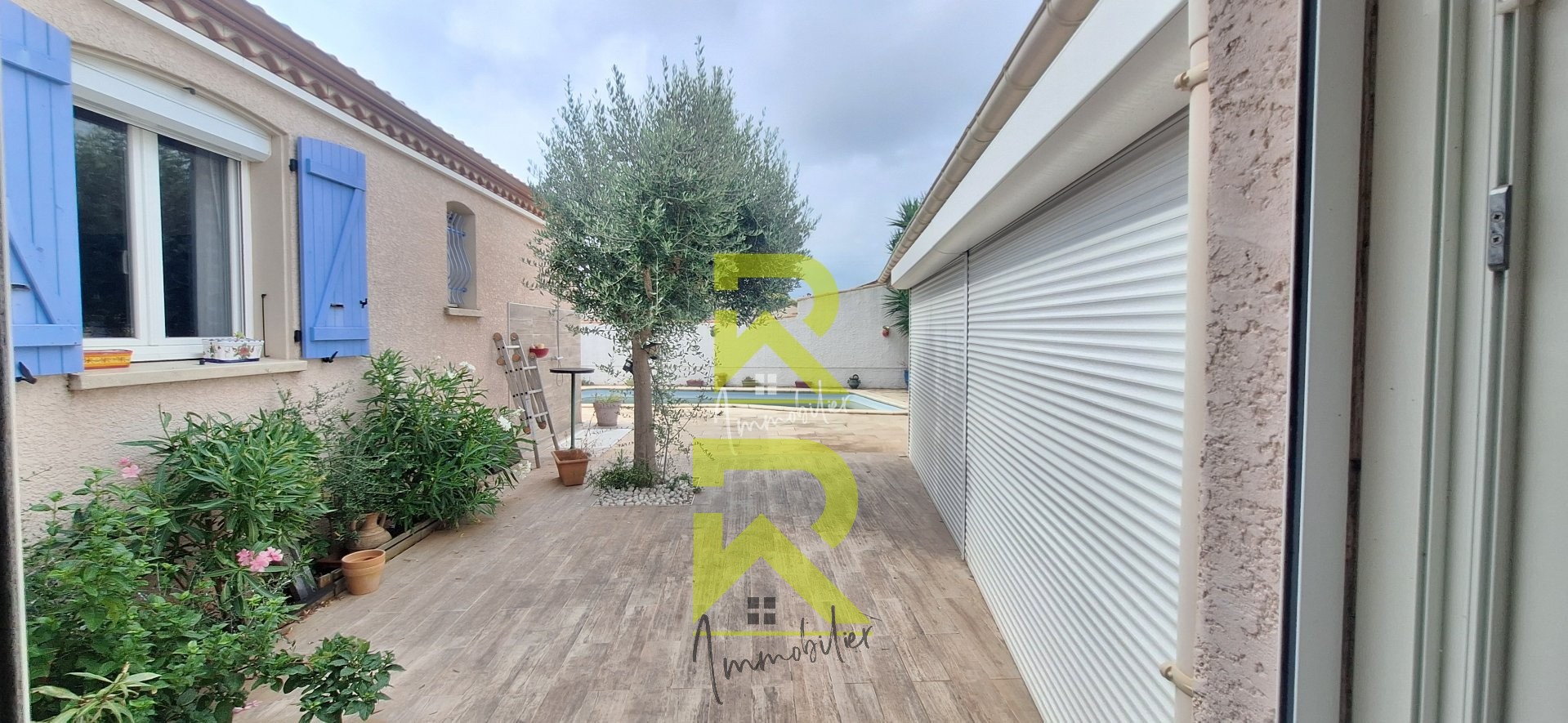 A saisir ! Belle maison F5 construction en L, 4 faces, PP, piscine , St NAZAIRE d'AUDE — photo 17