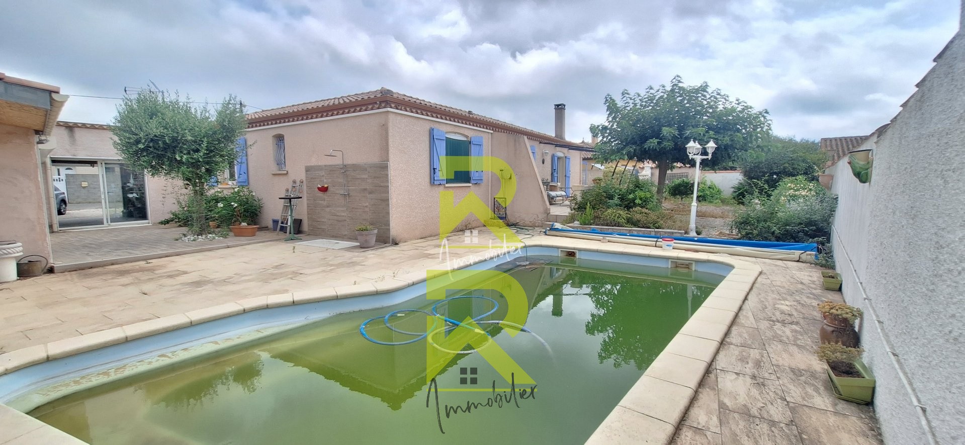 A saisir ! Belle maison F5 construction en L, 4 faces, PP, piscine , St NAZAIRE d'AUDE — photo 19
