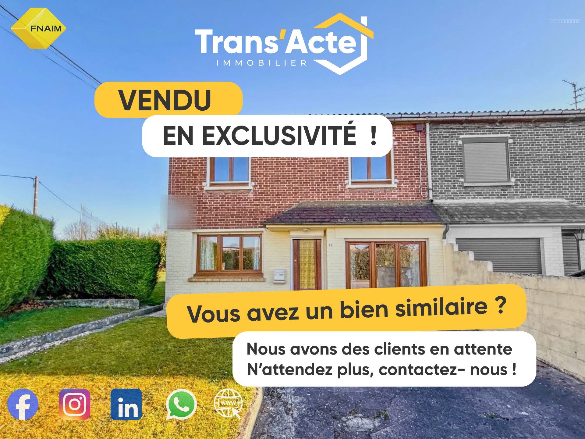 Maison à vendre à Beaurains, 90 m², 5 pièces – photo 1 sur 16