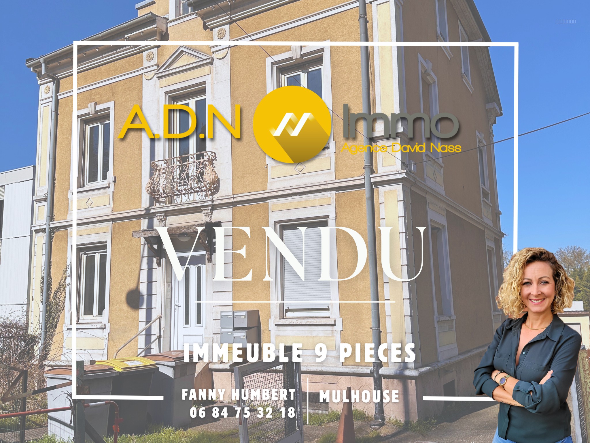 Immeuble à vendre à Mulhouse, 193 m², 9 pièces – photo 1 sur 2