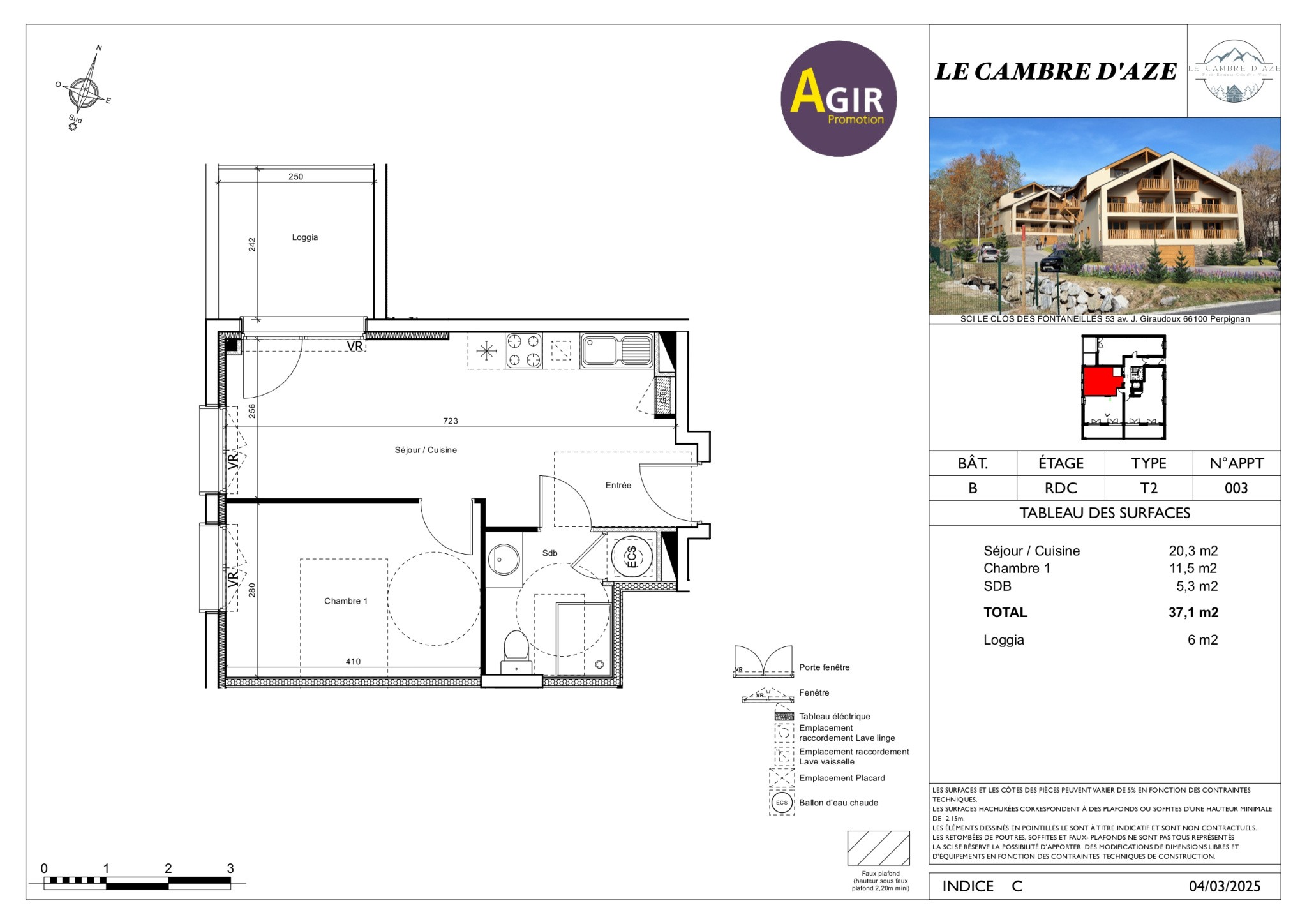 Appartement à vendre à Font romeu odeillo via, 37,1 m², 2 pièces – photo 3 sur 7