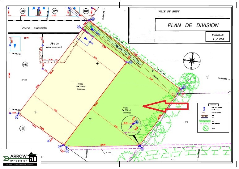 Terrain à vendre à Bruz, 807 m² – photo 3 sur 3