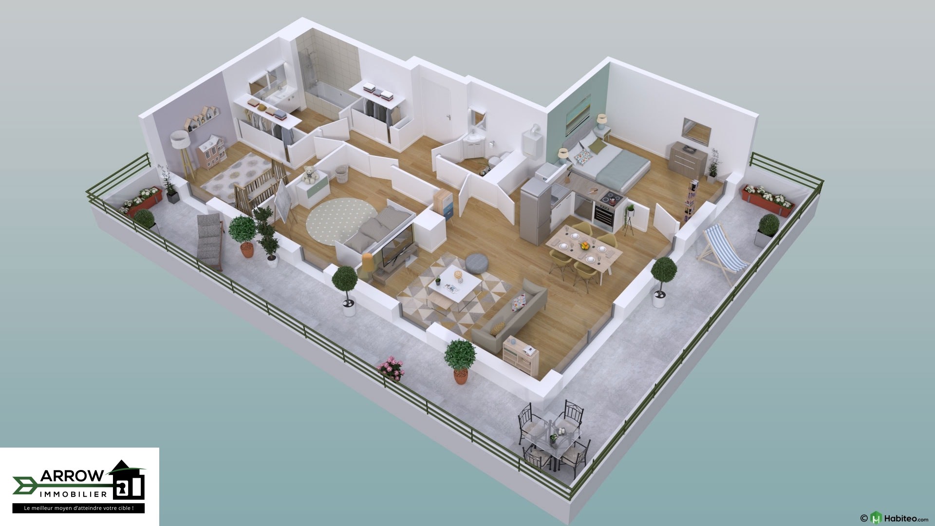 Appartement à vendre à Guichen, 76,49 m², 4 pièces – photo 3 sur 4