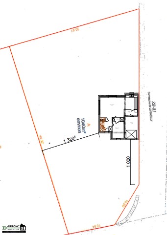 Terrain à vendre à La gacilly, 1 040 m² – photo 3 sur 3