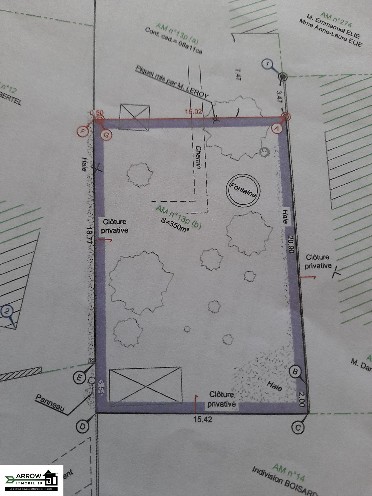 Terrain à vendre à Thorigne fouillard, 350 m², 1 pièce – photo 2 sur 3