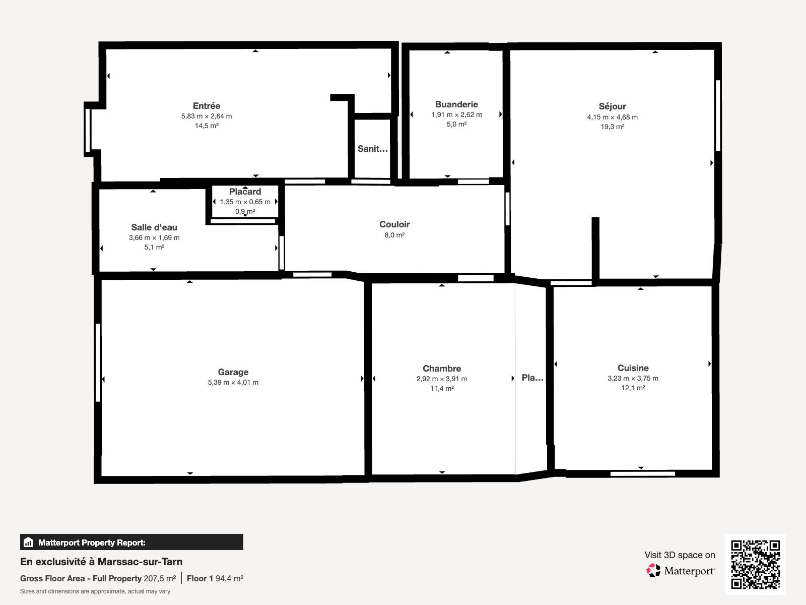 Maison de 173 m2 avec terrain piscinable — photo 12