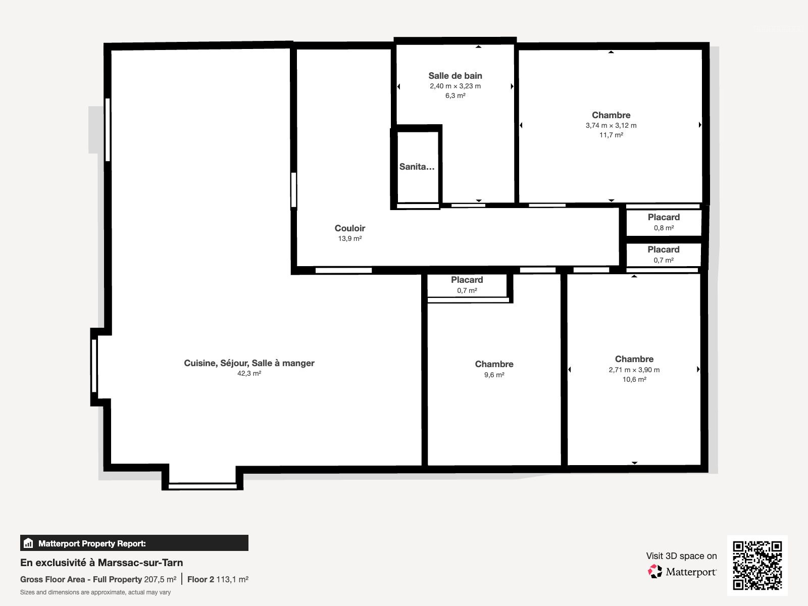 Maison de 173 m2 avec terrain piscinable — photo 13
